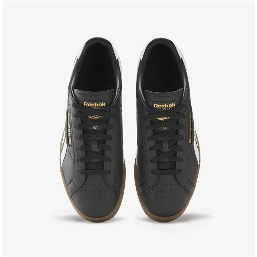 Reebok Club C Grounds UK Black/White 100202327 Men's Size 8 NIB